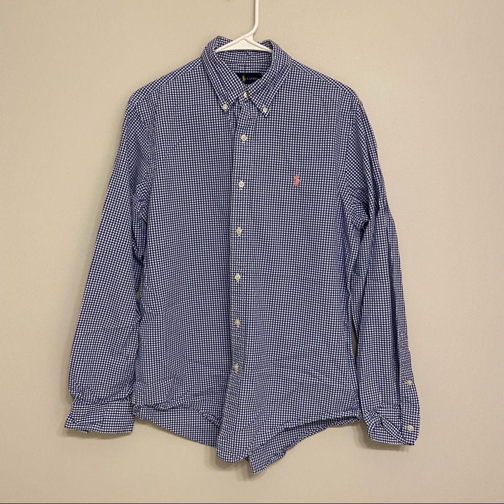 LIKE NEW Ralph Lauren Checked Dress Shirt